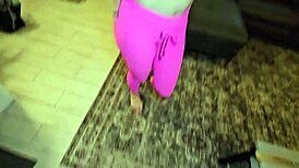 Asian Stepmom Catches Gooning With Panties