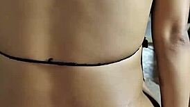 I couldn't hold back and made my hairy wife sit