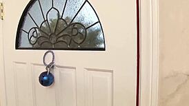 I finger my brown hair pie with tattoos