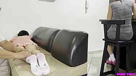 Stepdaughter likes my massage