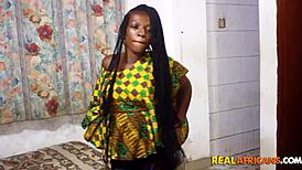 wow, this curvy ebony amateur gets her wet pussy smashed hard in the garage with deepthroat and riding 😍