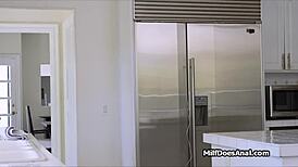 blonde wife helps him out with never ending boner