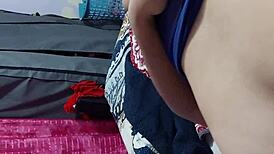 Enjoying a delightful homemade treat