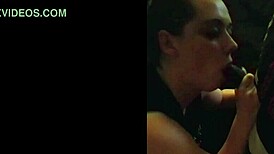 Amber gives the rookie cameraman a warm blowjob