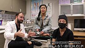 jasmine rose's back gets blasted with cum in nurse's pov 😏