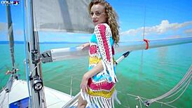 i watch amirah adara and angel emily toy their buttholes outdoors