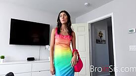 Joshua Lewis dominates his petite 18+ step sis Aubry Babock