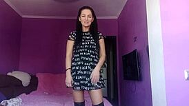 Intriguing dominatrix session with sissy participant