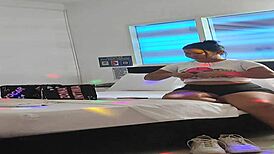 Mature whore cheats on husband with step-nephew