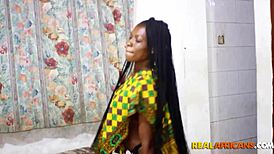 wow, this curvy ebony amateur gets her wet pussy smashed hard in the garage with deepthroat and riding 😍