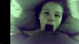 my bully stuffs my girlfriends mouth with huge black dick