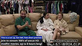 jasmine rose's back gets blasted with cum in nurse's pov 😏