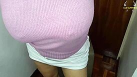 Unfaithful wife dances for her lover