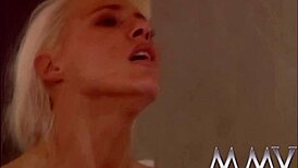 Erotic harlots taking large dicks in retro blue films.