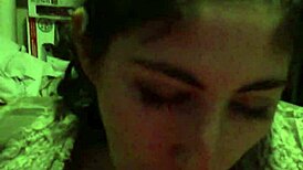 Teen Natalie Sneaks a Blowjob with Big Tits