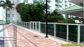 Tanlines Girlfriend Assfucked After BJ.