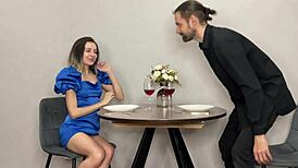 Her Tight Pussy Fucked Hard On The Couch