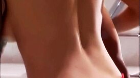 Latina spreads legs for cock in pussy then ass