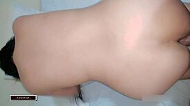 Push it all in, my cousin found me horny watching porn and fucked me doggy and everywhere POV.