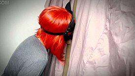 Ginger Girl Found Gloryhole!