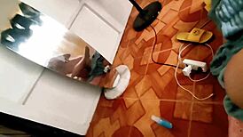 fucking my wife's wet pussy while he's away