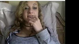 Cute teen webcam show with teasing