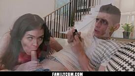 step sister doing everything to seduce her innocent step brother 😏🔥 - familycum