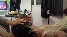 Out of the family - horny stepdaughters fuck together after one gets caught masturbating.