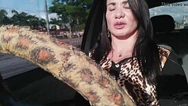 Amateur Brunette Brazilian Gets Intense Anal Assfucking Doggystyle Bent Over Outdoors