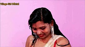 wet saree in the shower