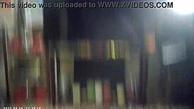 Behind the scenes, Maxxx Loadz fucks sexy slim brunette babe