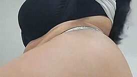 Beautiful Latina invites play with huge natural tits