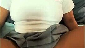 Intense Sex With Schoolgirl Stepsister, Cumming Inside Her