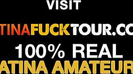 Horny colombian teen 18+ likes it rough in her pussy after getting face fucked?