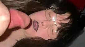 does this chubby goth crave her mans cock deep?