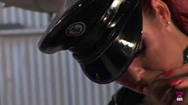 These Two Amazing Lesbian Friends Had Fun With Their Strap On In A Warehouse!