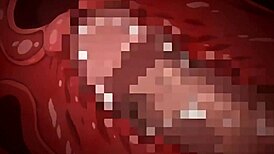 hentai waifu girl double penetrated squirting