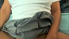 Intense Sex With Schoolgirl Stepsister, Cumming Inside Her