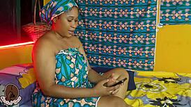 this horny milf was craving a big cock and finally got fucked by her neighbor