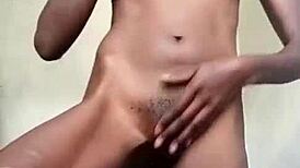 I rubbed it just right i flooded the sheet with cum