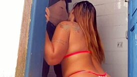 Boss Tricks Bricklayer into Bathroom to Be Alone, She Lets Loose