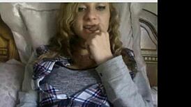 Cute teen webcam show with teasing