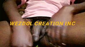 Kenyan dick finally cums that's awesome