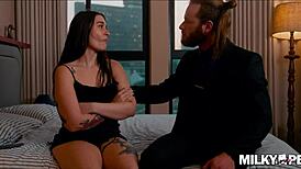 my lover wants me to leave my wife and lets me fuck her in the ass - anal orgasm on valentines day