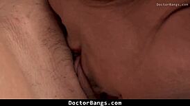 Sexy Teen 18+ Gets Doctor's Help With Excess Moisture - Doctorbangs