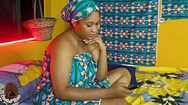 this horny milf was craving a big cock and finally got fucked by her neighbor