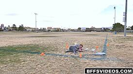 I watch my soccer teammates seduce the coach