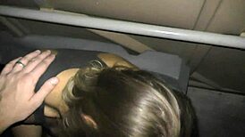 sneaky porta potty fucking at the festival 😈