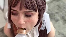 Delicious reward for cute nerd