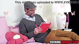 Teen loses virginity to pervy step grandad!